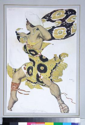 Phobos. Costume design for the ballet Narcisse by N. Tcherepnin