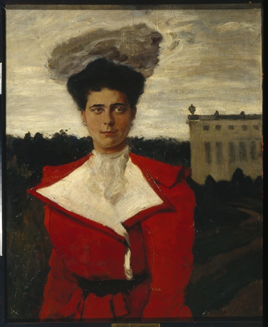 Portrait of Grand Duchess Elena Vladimirovna of Russia (1882-1957) de Leon Nikolajewitsch Bakst