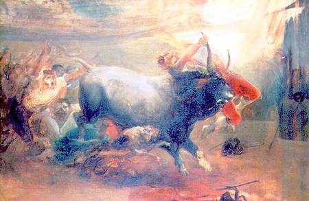 The Bull Fight de Leonardo Alenza