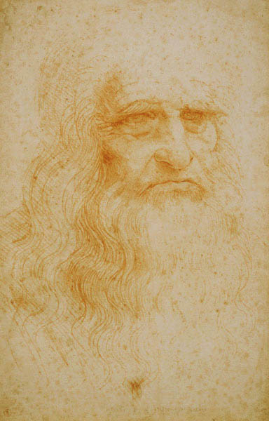 Autorretrato, c.1512 de Leonardo da Vinci