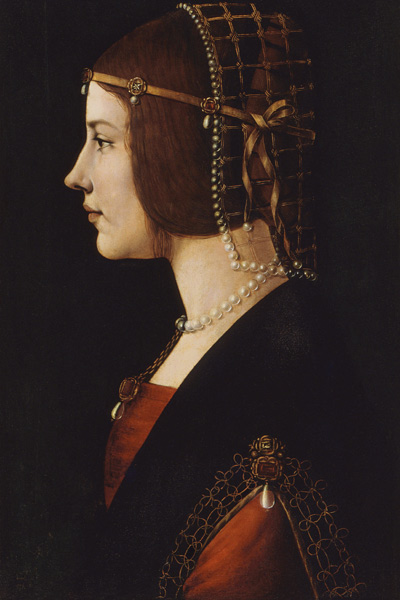 Damenbildnis Beatrice d'Este de Leonardo da Vinci