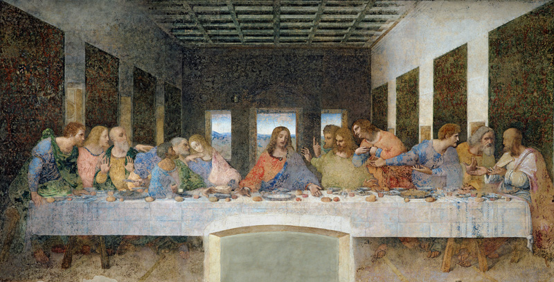 La última cena de Leonardo da Vinci