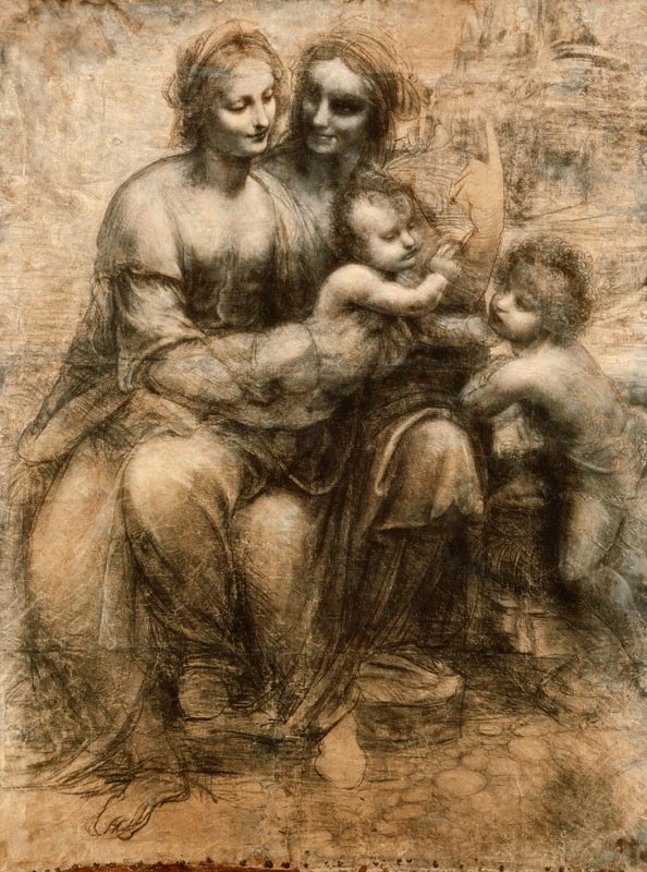 The virgin and child with the saint's Anne and the de Leonardo da Vinci