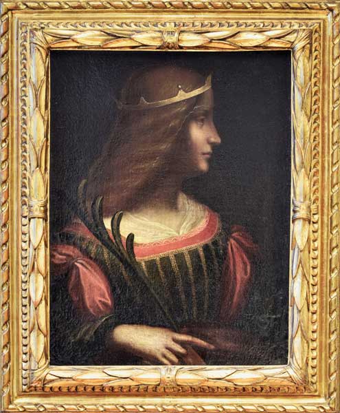 Portrait of Isabella d'Este de Leonardo da Vinci