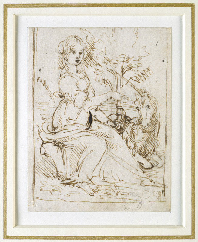 Lady with a Unicorn de Leonardo da Vinci