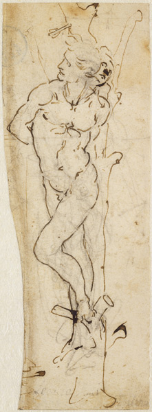 Study of St. Sebastian de Leonardo da Vinci