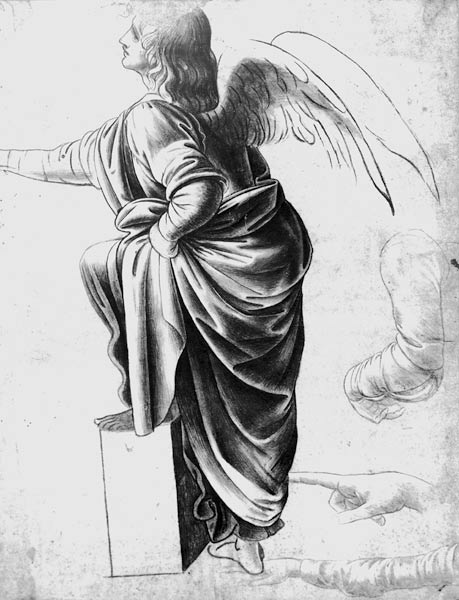 Study of an Angel de Leonardo da Vinci