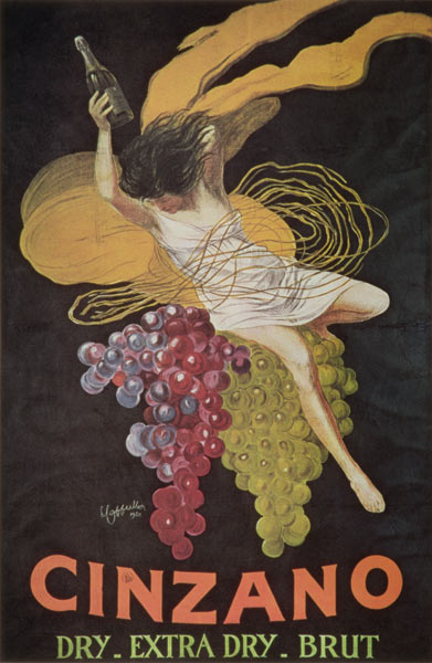 Poster advertising 'Cinzano' de Leonetto Cappiello