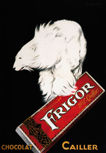 Frigor Chocolate Poster by Leonetto Cappiello de Leonetto Cappiello