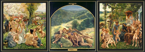 ''The Golden Age'', 1901 (oil on canvas)  de Leon Henri Marie Frederic