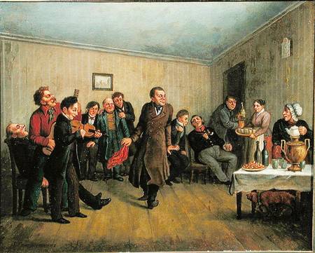 A merchant's evening party de Leonid Solomatkin