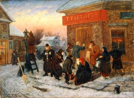 Morning at the Tavern, 'The Golden Bank' de Leonid Solomatkin