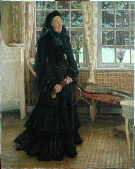 Marie Zacharias (1828-1907) Rainy Day de Leopold Karl Walter von Kalckreuth