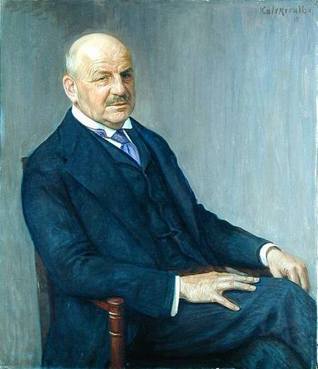 Portrait of Alfred Lichtwark (1852-1914) de Leopold Karl Walter von Kalckreuth