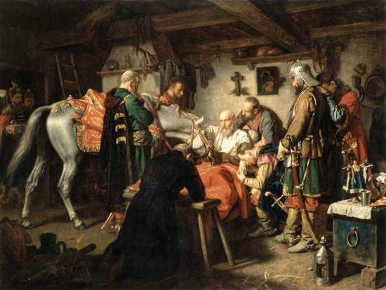 The death of the Stefan Czarniecki de Leopold Löffler