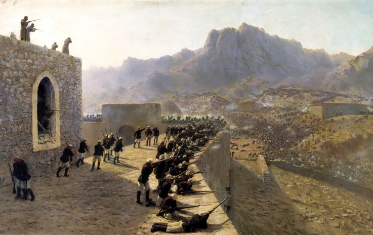 Defence of Dogubeyazit Fortress on 8 June 1877 de Lew Felixowitsch Lagorio