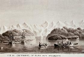 Le Port des Francais, Alaska, from ''Voyage de La Perouse'', July 1786(see also 169018)