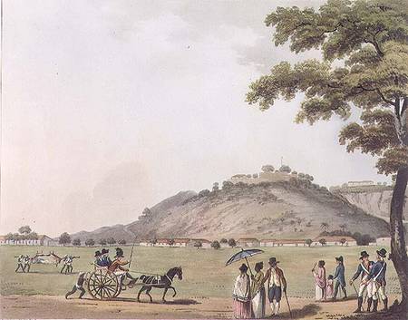 A View of Mount St. Thomas, near Madras, plate 20 from 'Picturesque Scenery in the Kingdom of Mysore de Lieutenant James Hunter