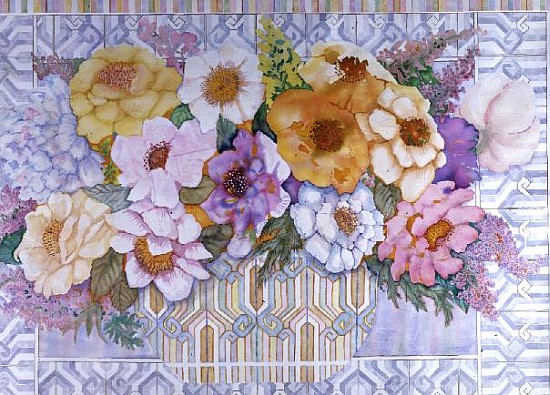 Roses and Lilac  de Lillian  Delevoryas