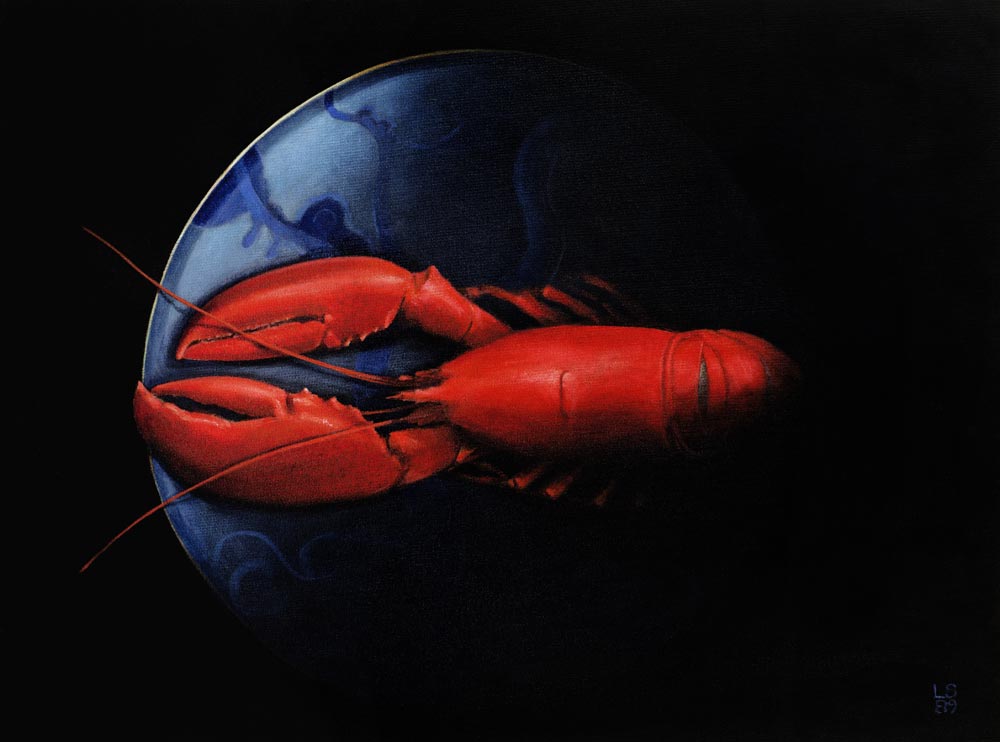 Lobster on Tiffany Plate de Lincoln  Seligman