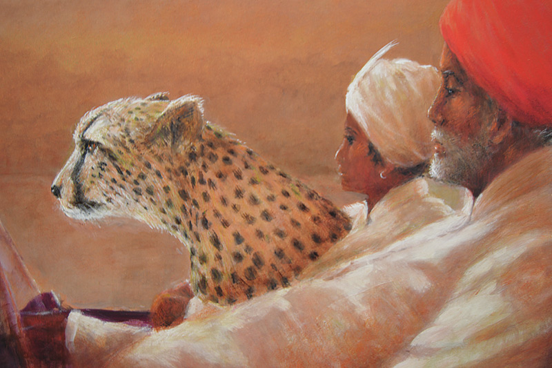 Maharaja, Boy and Cheetah 2 de Lincoln  Seligman