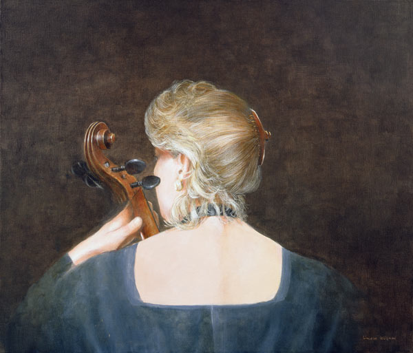 Cello Professor, 2005 (acrylic)  de Lincoln  Seligman