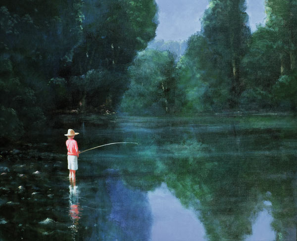 Child Fishing, 1989  de Lincoln  Seligman