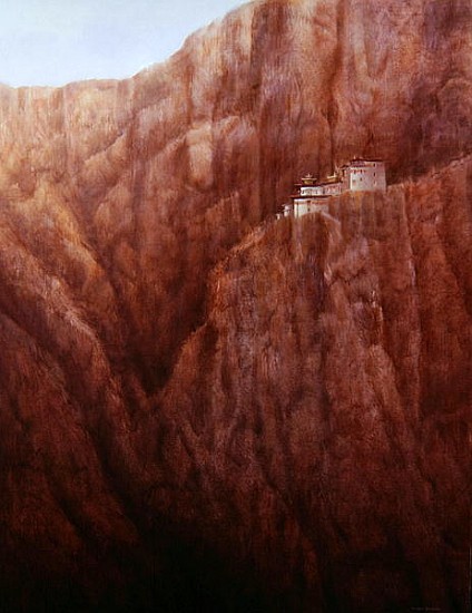 Monastery, Paro (oil on canvas)  de Lincoln  Seligman