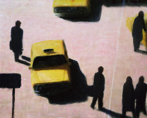 New York Taxis, 1990 (acrylic on canvas)  de Lincoln  Seligman