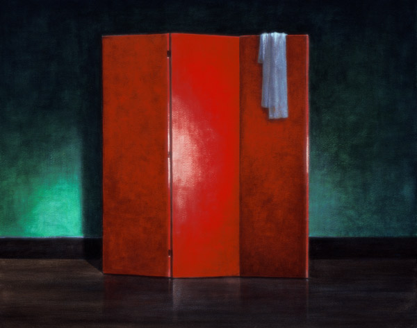 Red Screen, 1990 (acrylic on canvas)  de Lincoln  Seligman