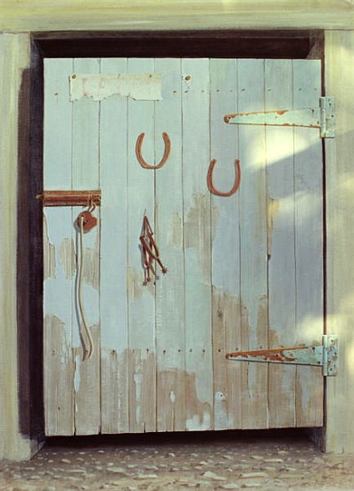 Stable Door, 1990 (acrylic on paper)  de Lincoln  Seligman