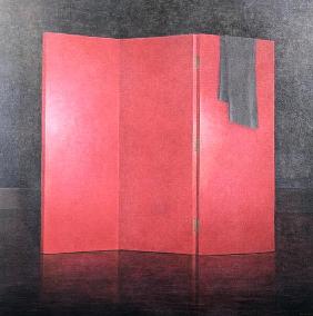 Red Screen, 2005 (acrylic on canvas) 