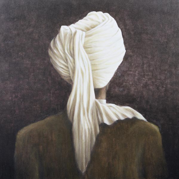 White turban, 2005 (acrylic on canvas)  de Lincoln  Seligman