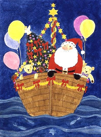 Santa''s Boat  de Linda  Benton