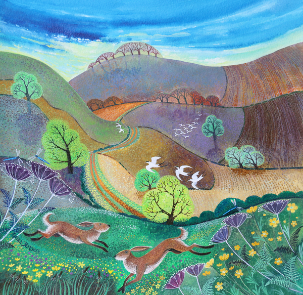 Downland Hares de Lisa Graa Jensen