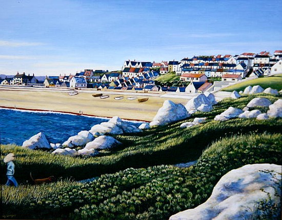 A View of Fortuneswell, 2005 (oil on canvas)  de Liz  Wright