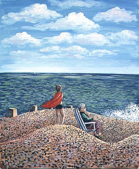 A Windy Day, 1984 (panel)  de Liz  Wright