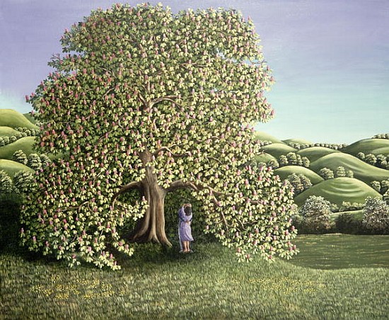 Chestnut Tree and Lovers, 1986  de Liz  Wright