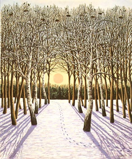 Footsteps in the Snow, 1989  de Liz  Wright