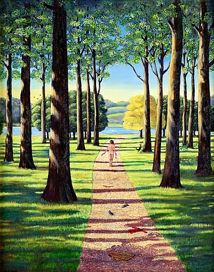 Stroll in Richmond Park, 1995  de Liz  Wright