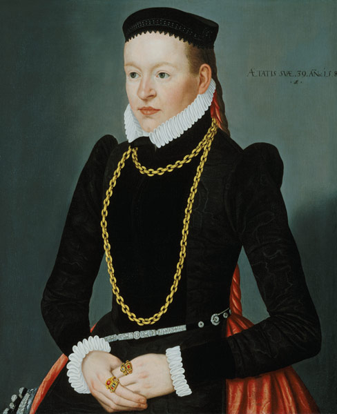 Portrait of a lady de Lorenz Strauch