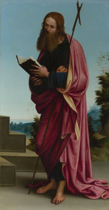 Saint Philip the Apostle (High Altarpiece, Oratory of S. Pietro in Vincoli) de Lorenzo Costa