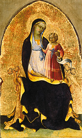 María con el niño de Lorenzo di Monaco