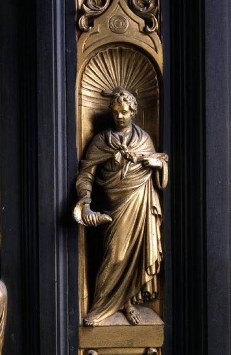 Statuette of an Old Testament Prophet from the frame of the Gates of Paradise (East doors) de Lorenzo  Ghiberti