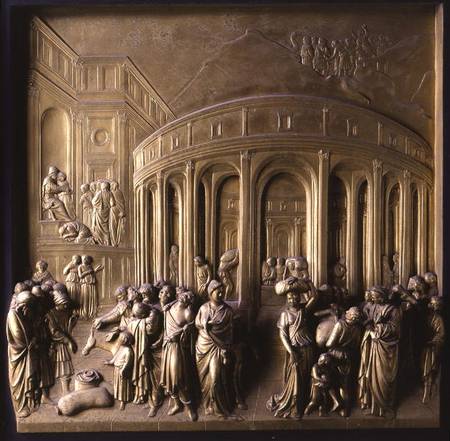 The Story of Joseph: Joseph sold into Slavery, The Finding of the Silver Cup and Joseph recognised b de Lorenzo  Ghiberti