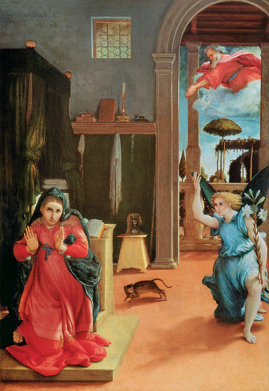 The Annunciation de Lorenzo Lotto