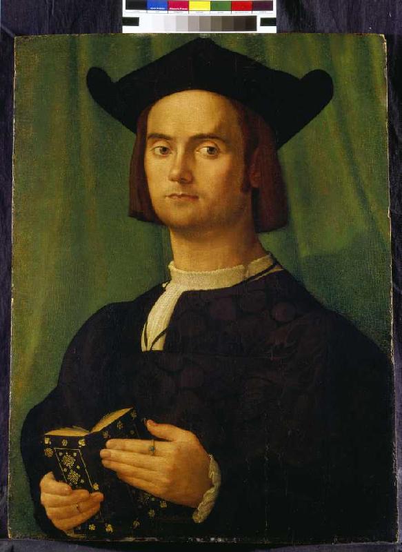 Portrait of a juvenile. de Lorenzo Lotto