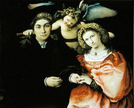 Signor Marsilio Cassotti and his Wife, Faustina de Lorenzo Lotto