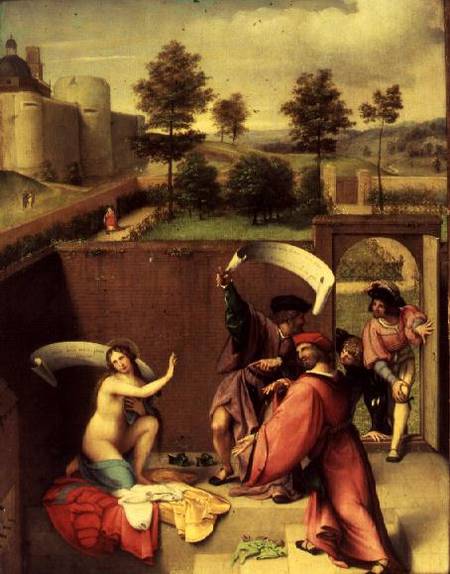 Susanna and the Elders de Lorenzo Lotto