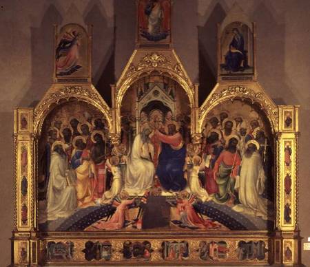 The Coronation of the Virgin de Lorenzo  Monaco